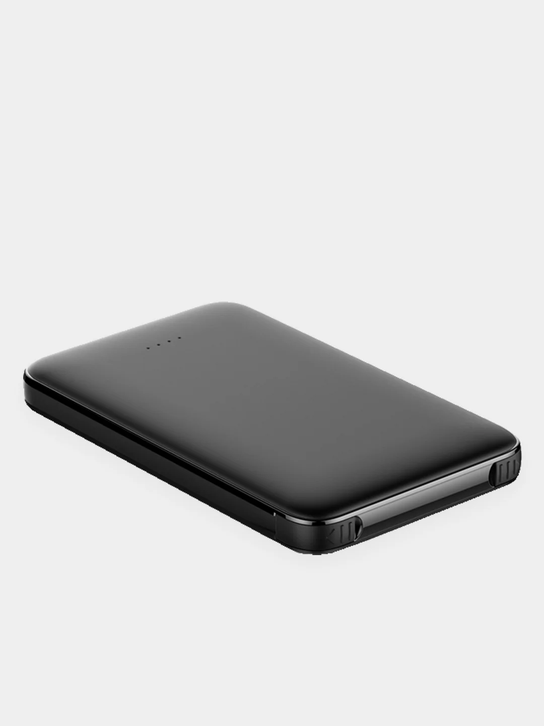 Черный power Bank внешний аккумулятор 5000 mAh