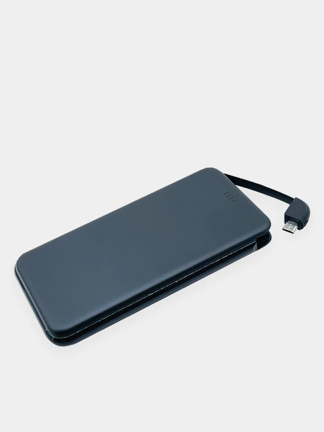 Черный powerbank внешний аккумулятор 10000 mAh