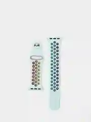 Небесно-голубой спортивный силиконовый ремешок для смарт-часов Apple Watch