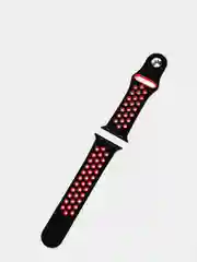 Вишнёвый спортивный силиконовый ремешок для смарт-часов Apple Watch