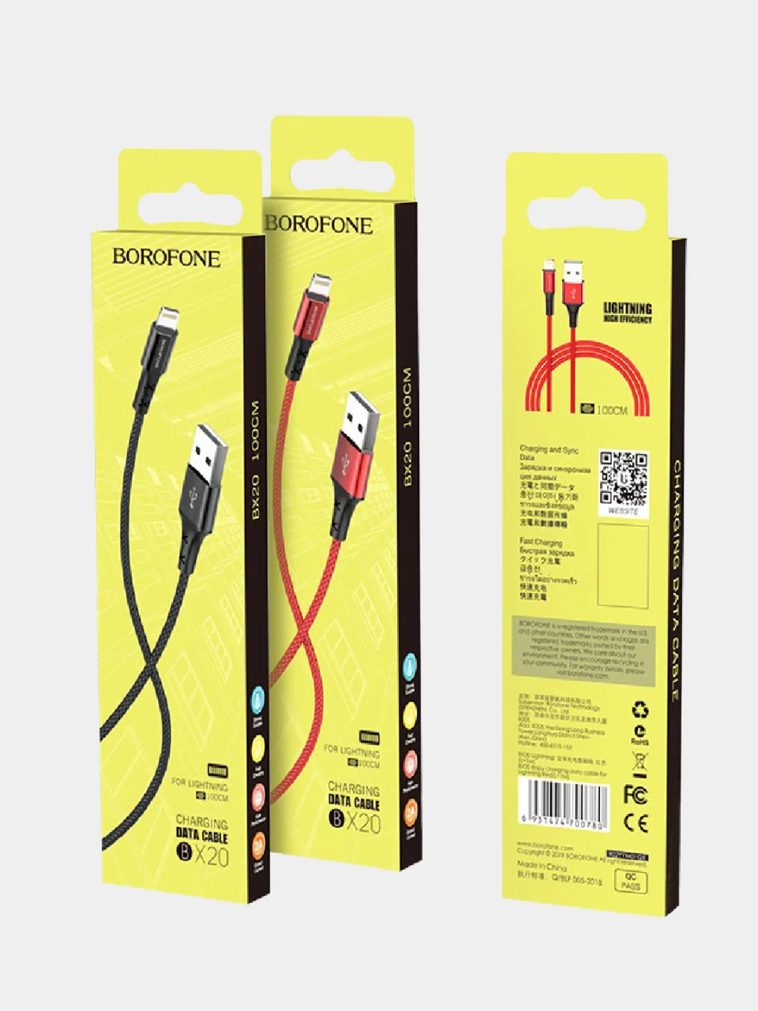 Кабель Borofone BX20, micro-USB, 2.0A, 1 м
