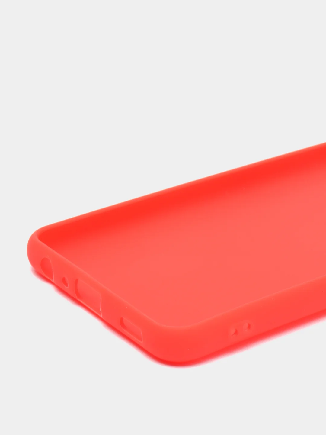 Красный чехол для Samsung A22/A225F/M32/M325F, силиконовый, матовый, однотонный