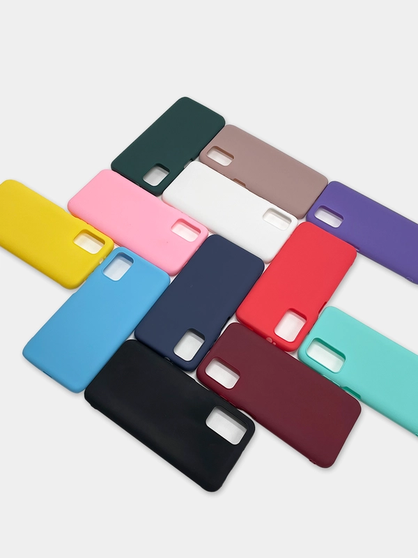Чехол для Xiaomi Redmi POCO M3 / Redmi 9T силиконовый, матовый, цветной
