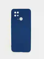Чехол силиконовый с микрофиброй и защитой камеры для Xiaomi Redmi 10C