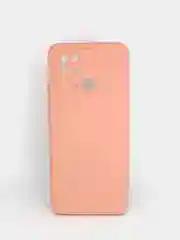 Розовый чехол силиконовый с микрофиброй и защитой камеры для Xiaomi Redmi 10C