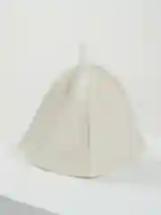 Белый набор для бани и сауны(шапка, варежка, коврик)/Банный набор/Подарочный набор