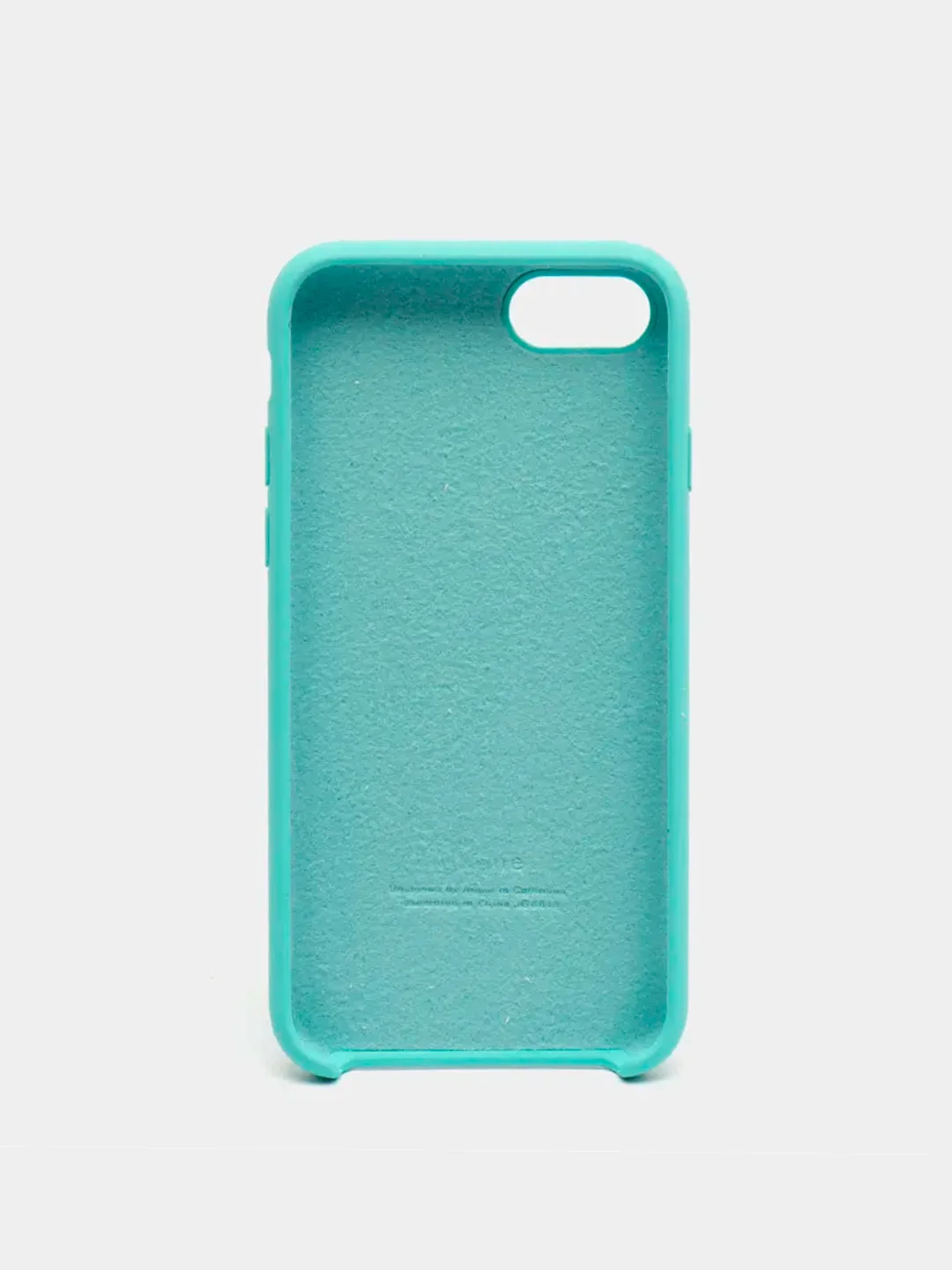 Оливковый чехол Silicone Case для iPhone 7, 8, SE 2020, с открытым низом