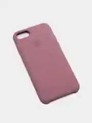 Сиреневый чехол Silicone Case для iPhone 7, 8, SE 2020, с открытым низом