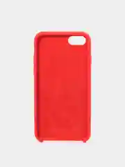 Красный чехол Silicone Case для iPhone 7, 8, SE 2020, с открытым низом