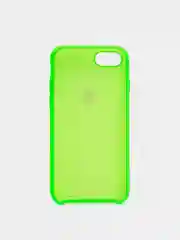 Салатовый чехол Silicone Case для iPhone 7, 8, SE 2020, с открытым низом