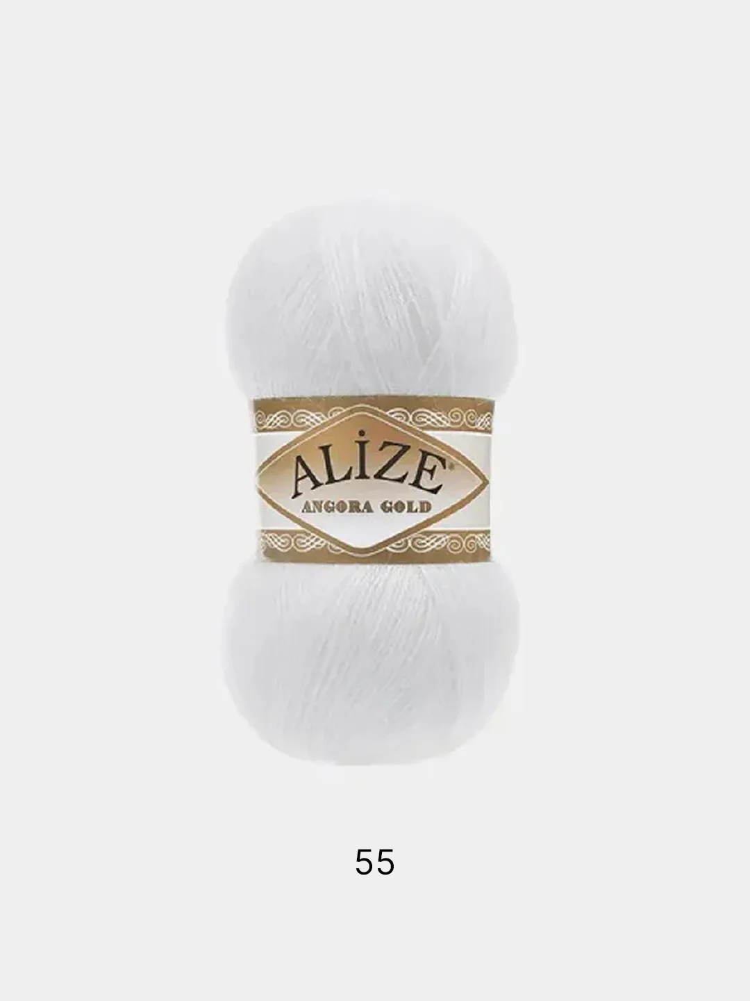 Белый пряжа Alize Angora Gold 20% шерсти 80% Акрила 100г 550м (Часть 1)