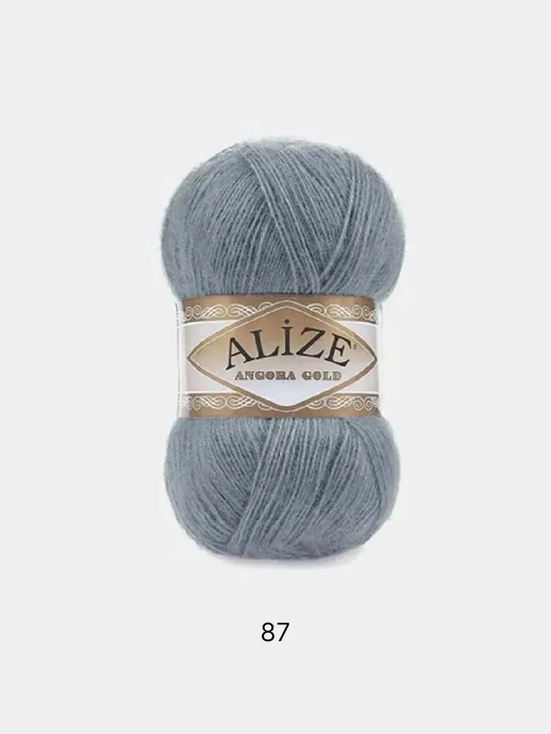 Угольный пряжа Alize Angora Gold 20% шерсти 80% Акрила 100г 550м (Часть 1)