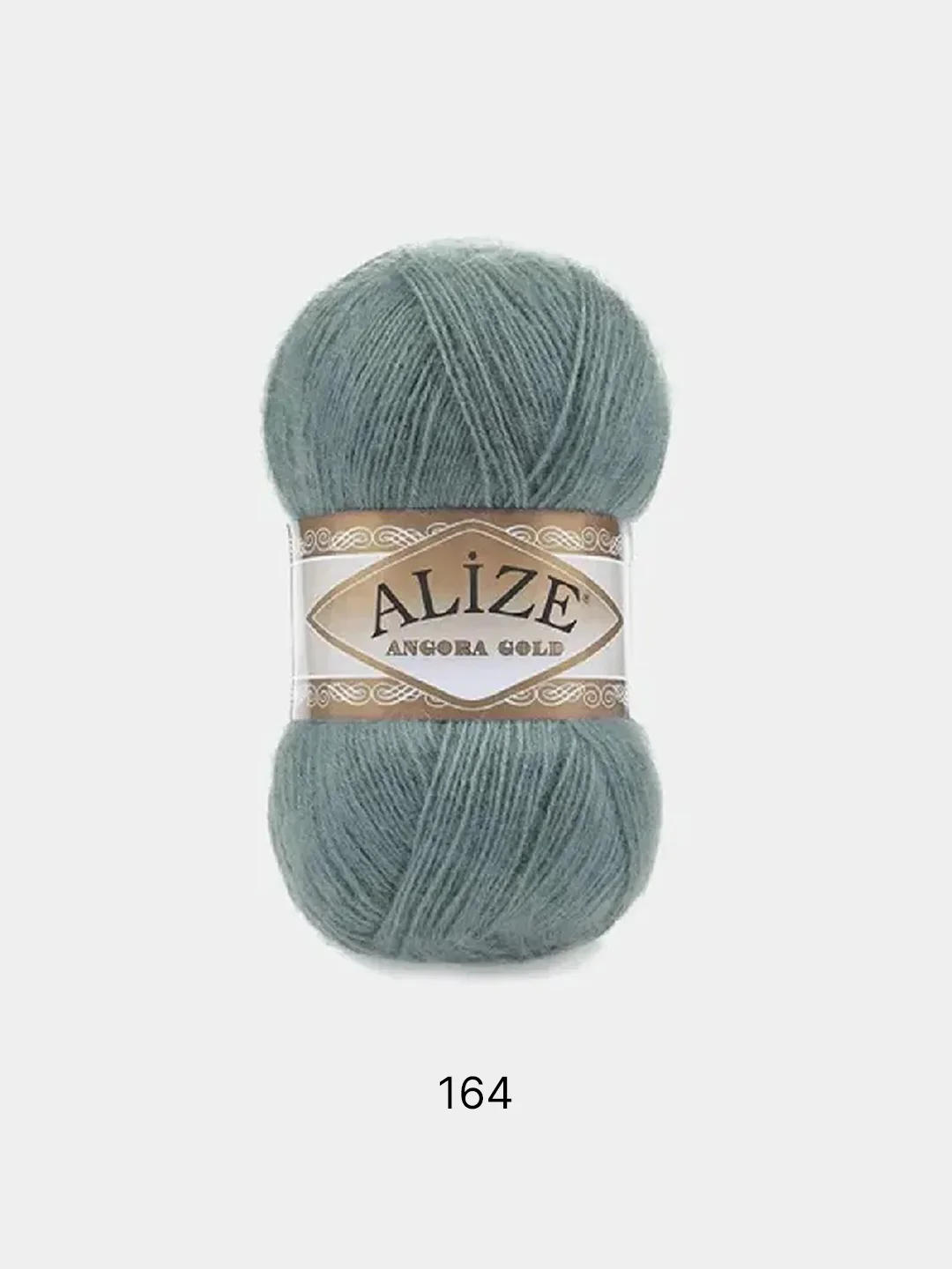Зеленый пряжа Alize Angora Gold 20% шерсти 80% Акрила 100г 550м (Часть 1)