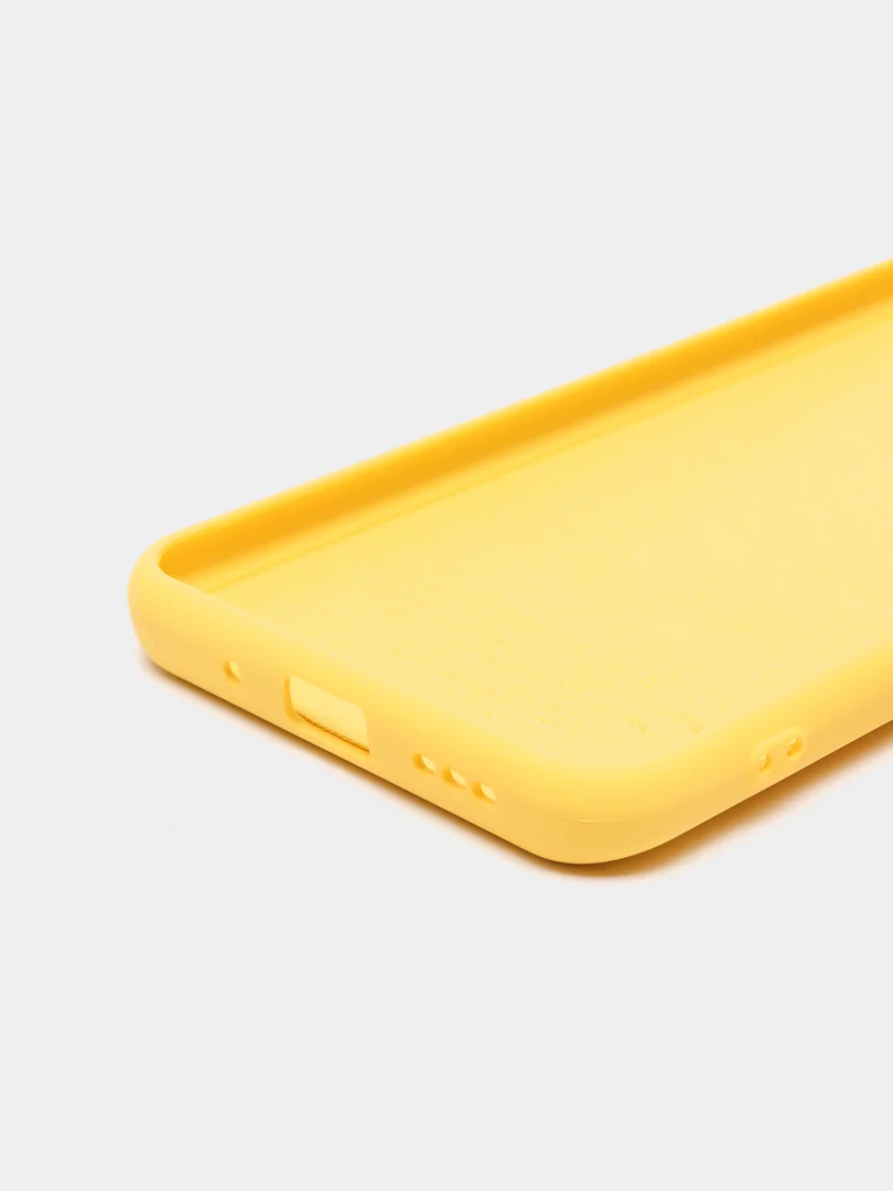 Желтый чехол Silicone Cover для Xiaomi Redmi 9A / Redmi 9C