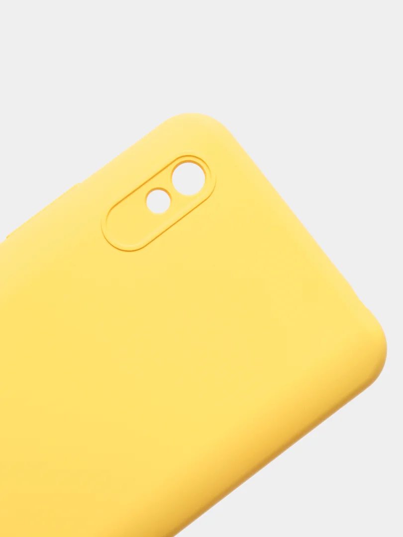Желтый чехол Silicone Cover для Xiaomi Redmi 9A / Redmi 9C
