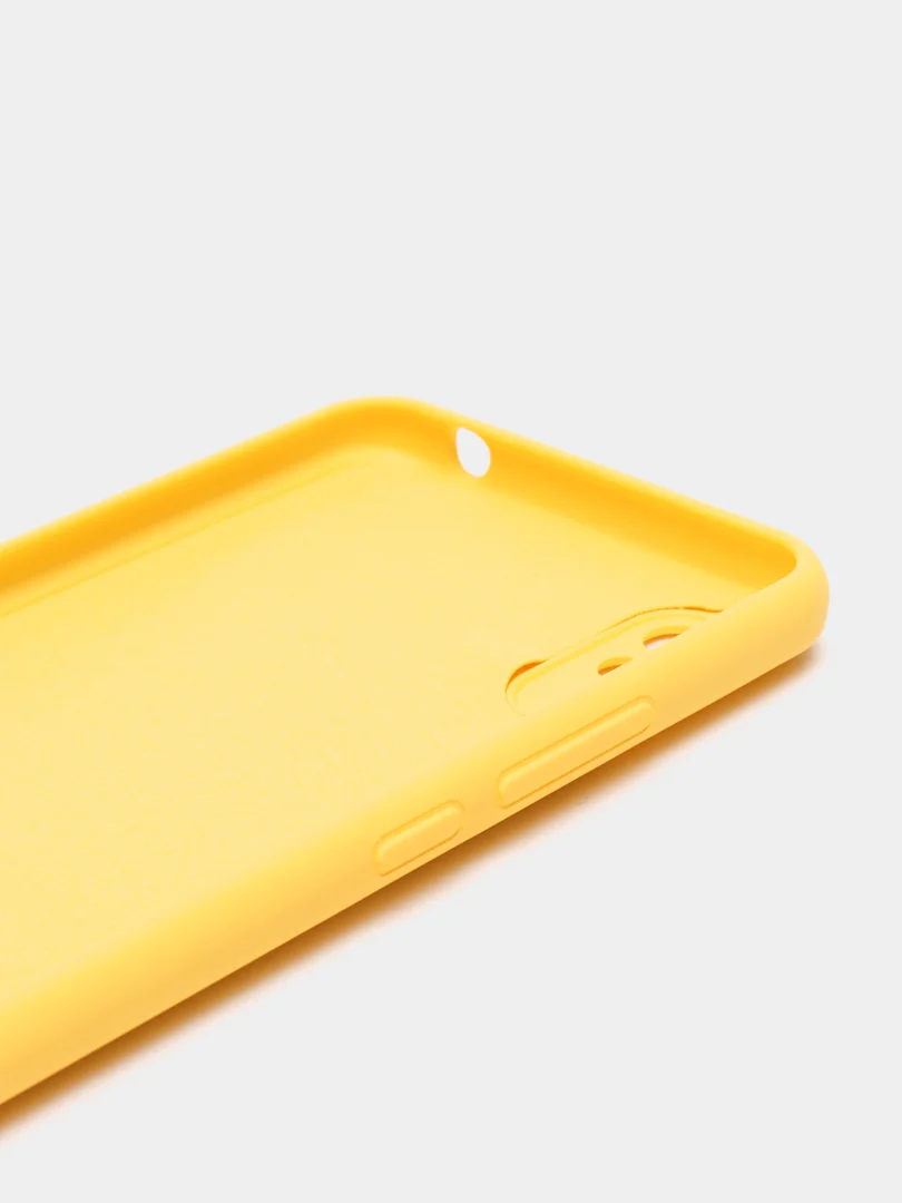 Желтый чехол Silicone Cover для Xiaomi Redmi 9A / Redmi 9C