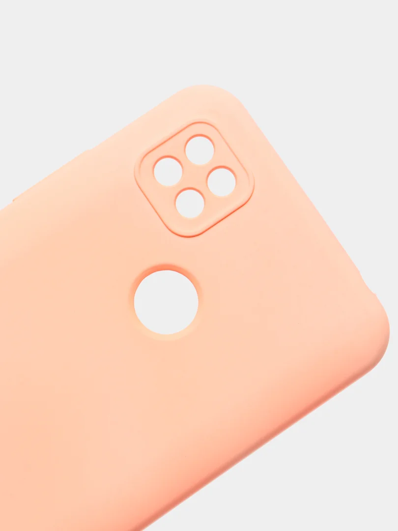 Пудровый чехол Silicone Cover для Xiaomi Redmi 9A / Redmi 9C