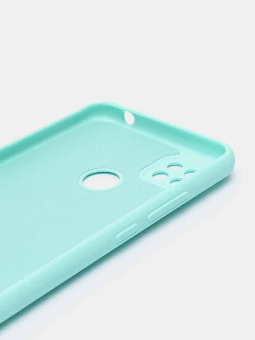 Мятный чехол Silicone Cover для Xiaomi Redmi 9A / Redmi 9C