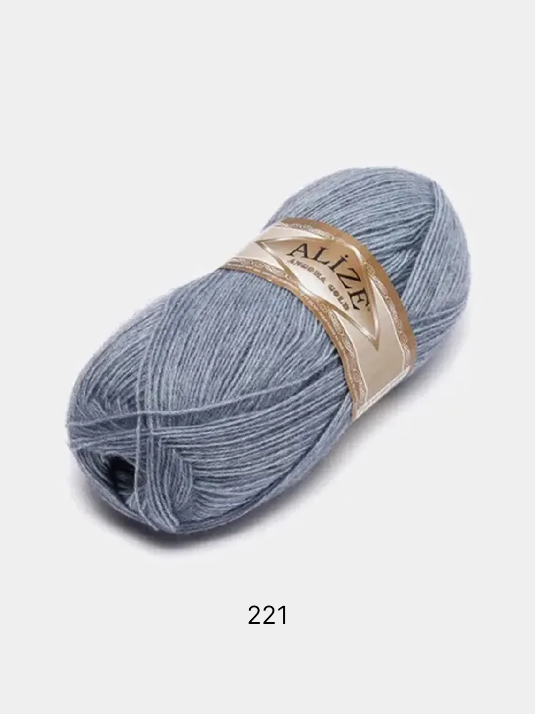Небесно-голубой пряжа Alize Angora Gold 20% шерсти 80% Акрила 100г 550м (Часть 1)