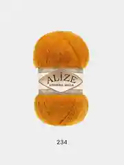 Оранжевый пряжа Alize Angora Gold 20% шерсти 80% Акрила 100г 550м (Часть 1)