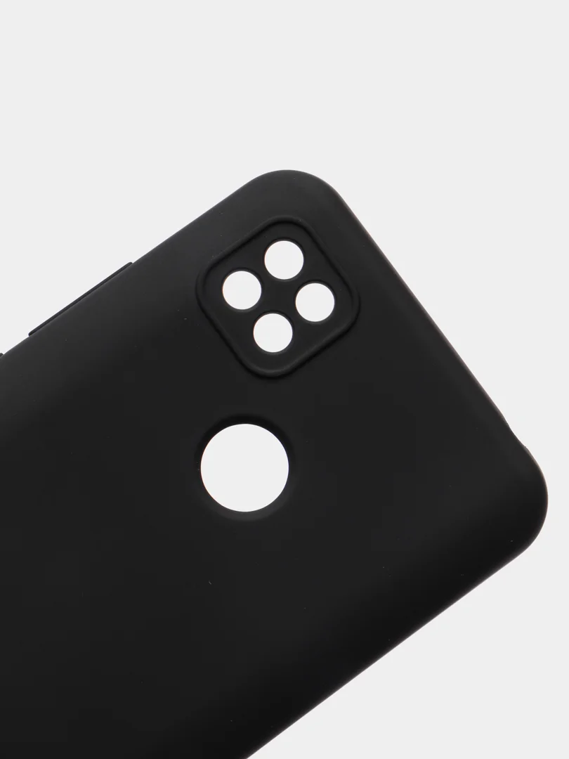 Черный чехол Silicone Cover для Xiaomi Redmi 9A / Redmi 9C