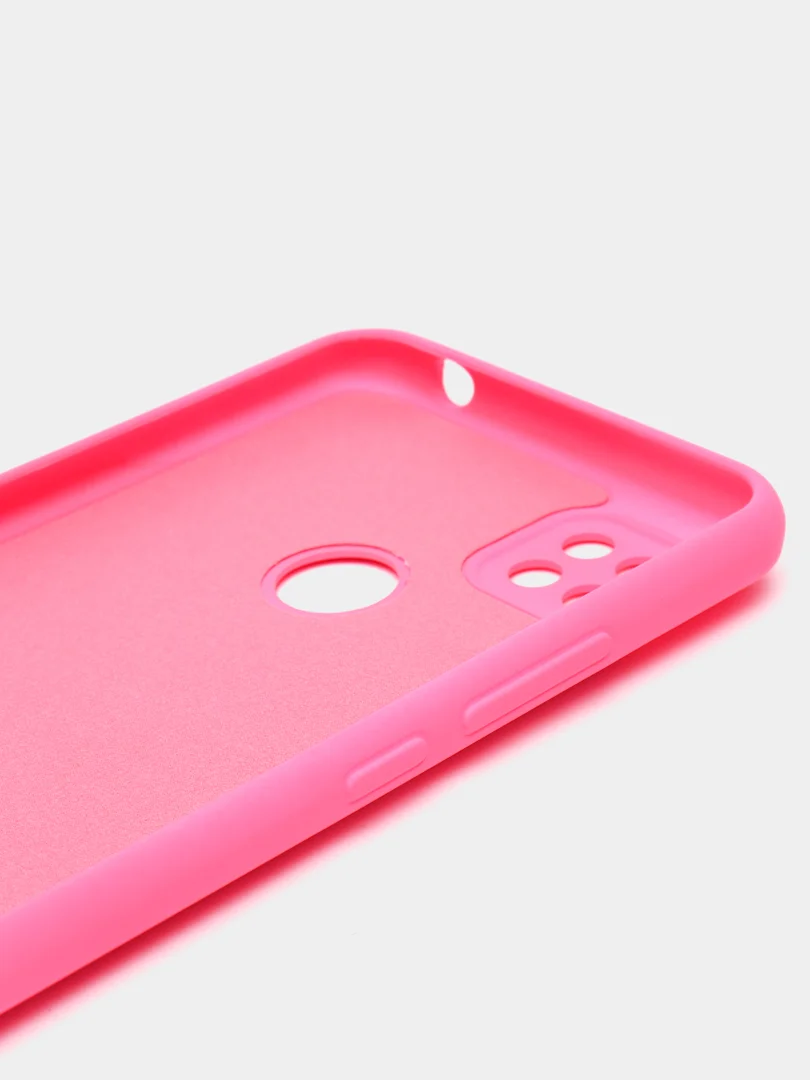 Фуксия чехол Silicone Cover для Xiaomi Redmi 9A / Redmi 9C