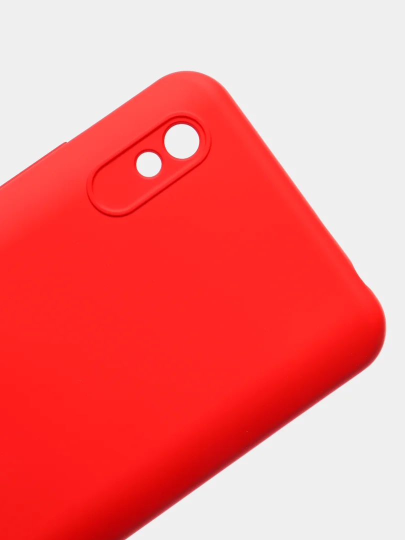 Красный чехол Silicone Cover для Xiaomi Redmi 9A / Redmi 9C