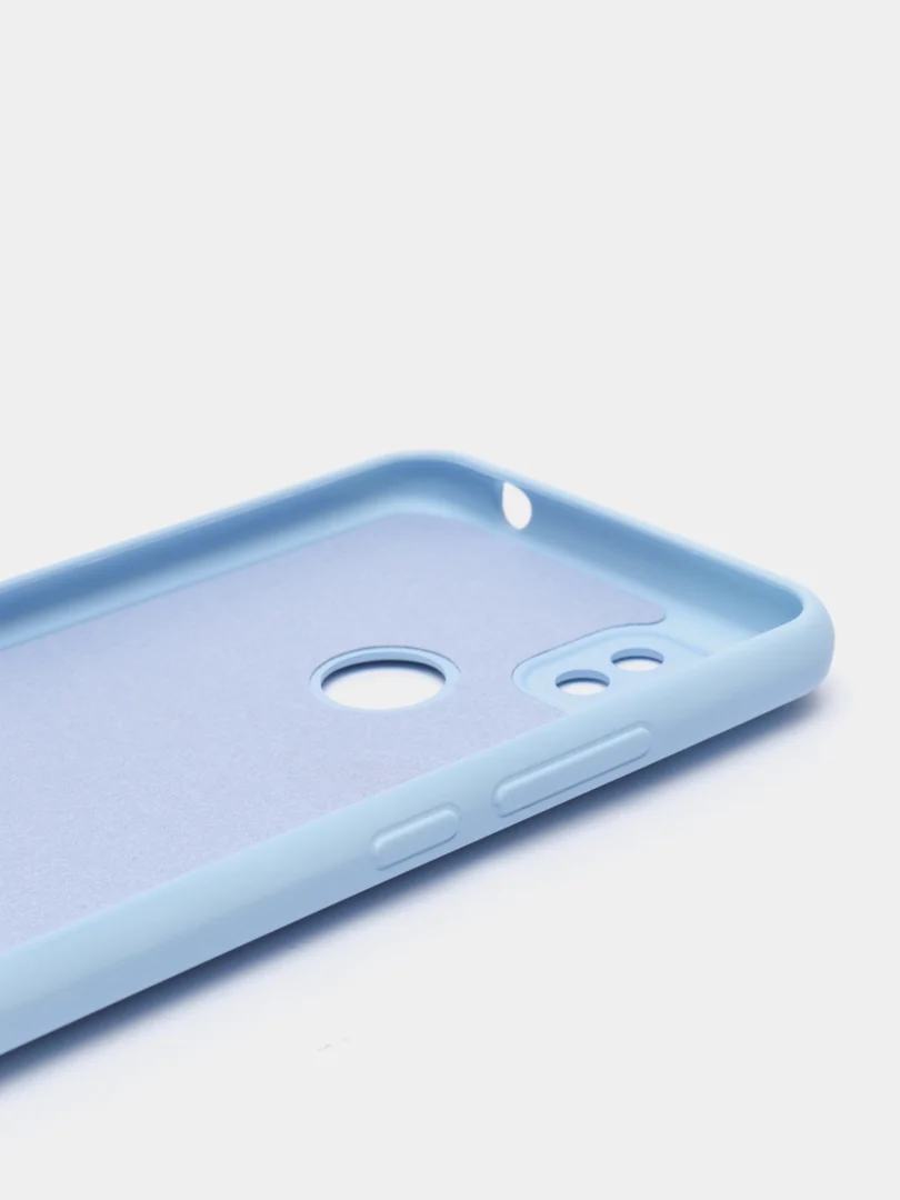 Голубой чехол Silicone Cover для Xiaomi Redmi 9A / Redmi 9C