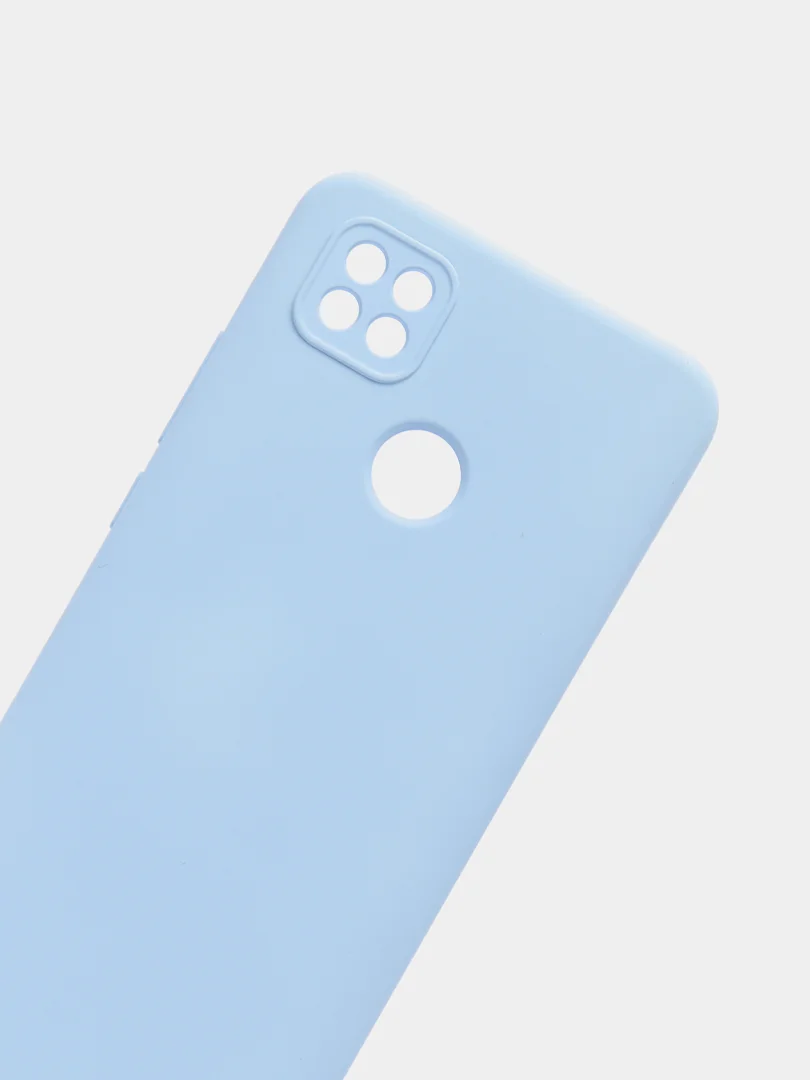 Голубой чехол Silicone Cover для Xiaomi Redmi 9A / Redmi 9C