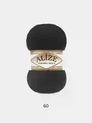 Черный пряжа Alize Angora Gold 20% шерсти 80% Акрила 100г 550м (Часть 1)