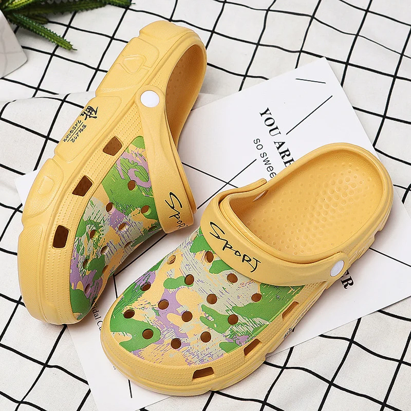 Желтый сабо женские IZI, размеры 36-40