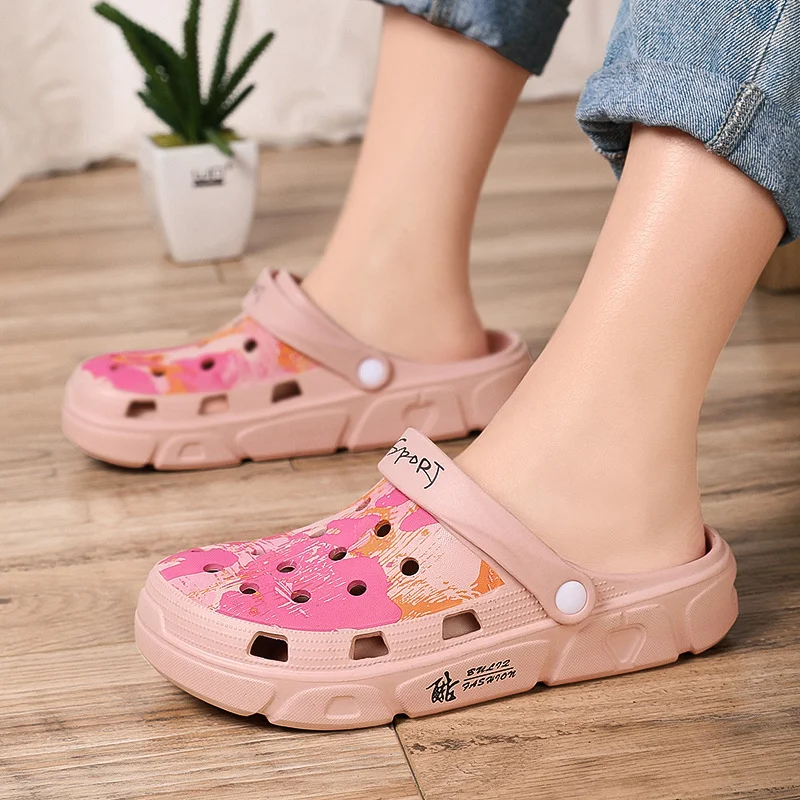 Розовый сабо женские IZI, размеры 36-40