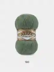 Лесной зеленый пряжа Alize Angora Gold 20% шерсти 80% Акрила 100г 550м (Часть 1)