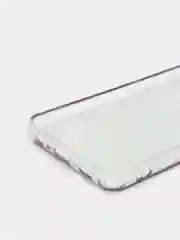 Темно-синий чехол Samsung Galaxy M32, Самсунг Галакси М32 силиконовый с мраморным рисунком и цветами