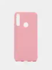 Розовый чехол для Huawei P Smart Z/Honor 9X силиконовый матовый однотонный