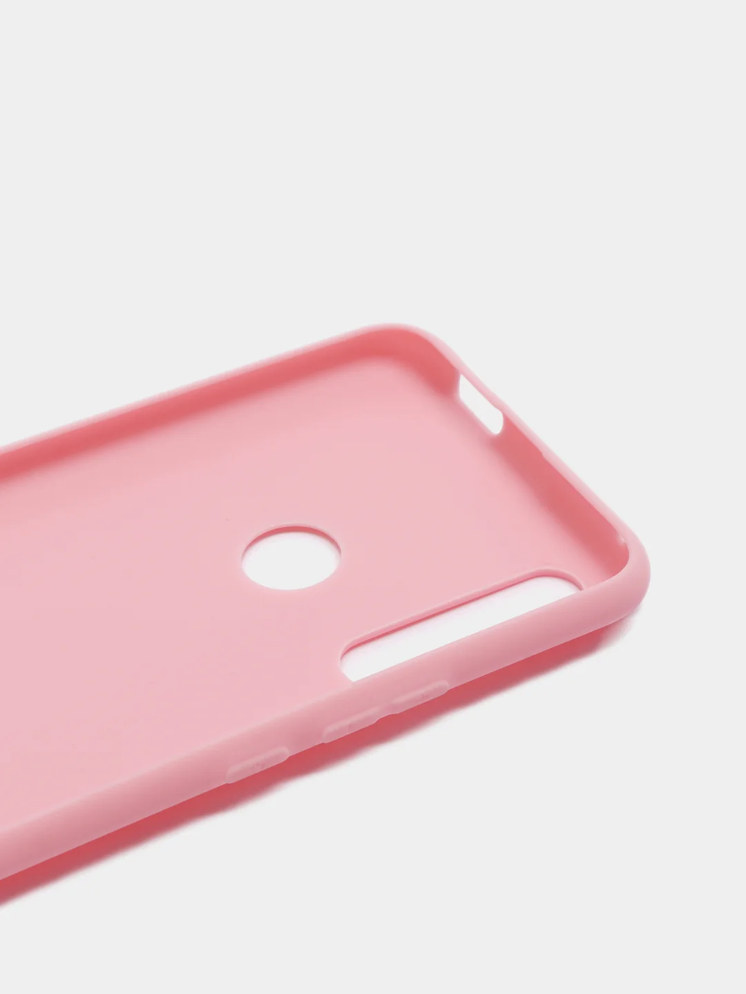Розовый чехол для Huawei P Smart Z/Honor 9X силиконовый матовый однотонный