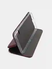 Багровый чехол-книжка для Samsung Galaxy A02