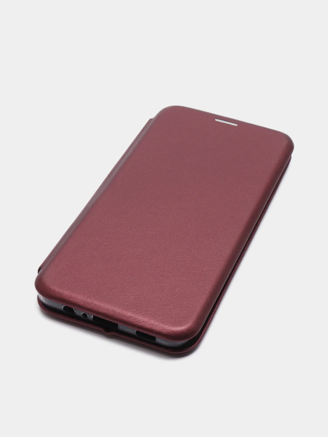 Багровый чехол-книжка для Samsung Galaxy A02