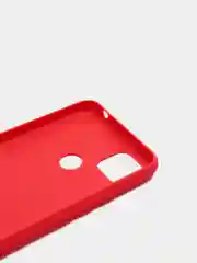 Красный чехол для Xiaomi Redmi 9С силиконовый матовый однотонный
