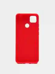 Красный чехол для Xiaomi Redmi 9С силиконовый матовый однотонный