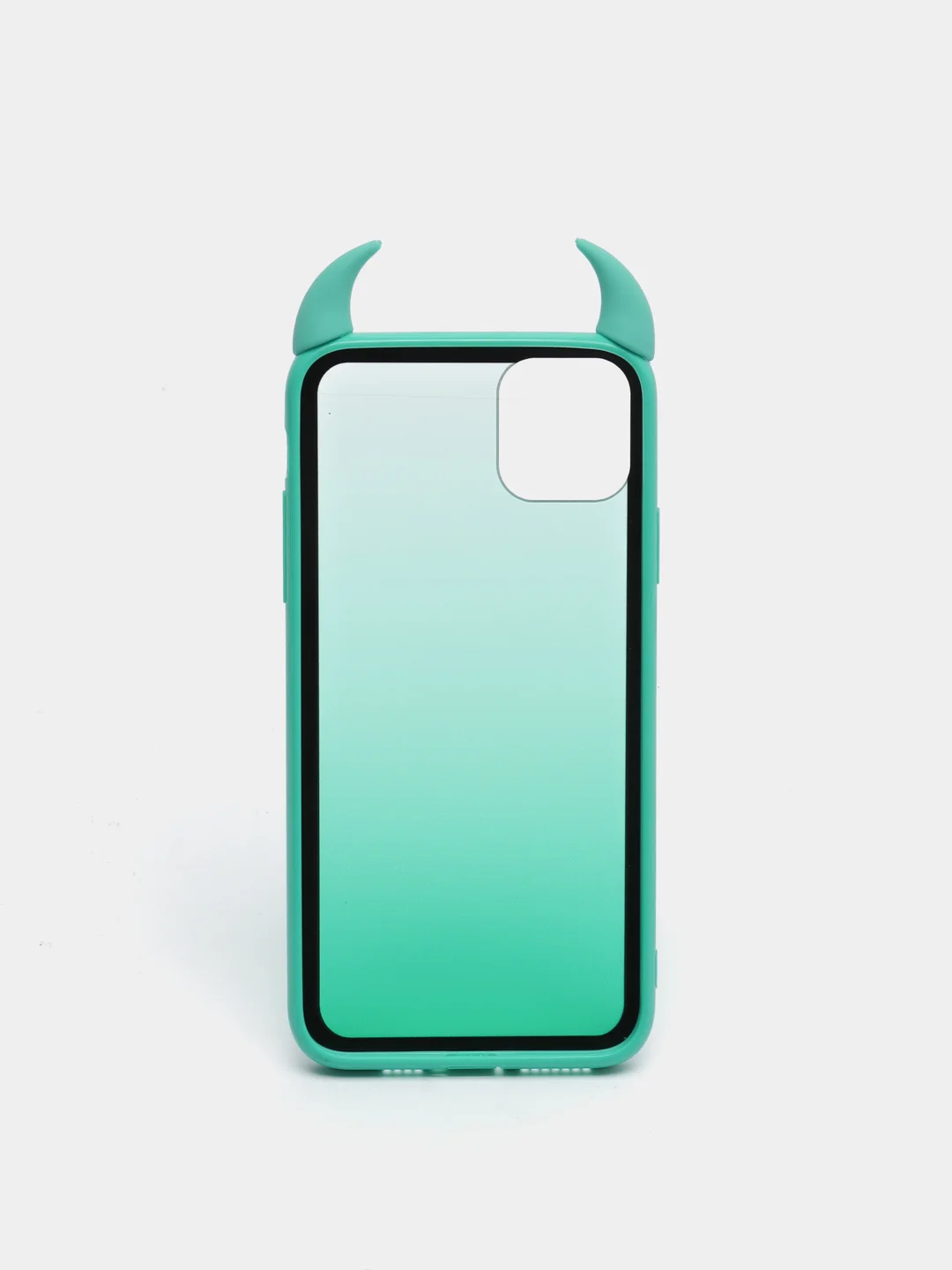 Бирюзовый чехол для iPhone 11 Pro Max, с рожками, 6 цветов