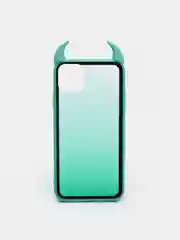 Бирюзовый чехол для iPhone 11 Pro Max, с рожками, 6 цветов