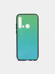 Бирюзовый чехол градиент на Huawei P20 lite 2019 / Nova 5i с закаленным стеклом, 7 цветов, mobios
