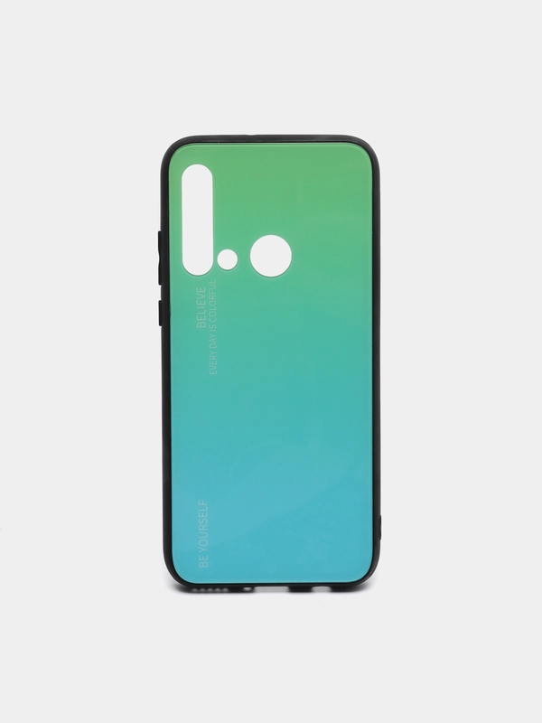 Чехол градиент на Huawei P20 lite 2019 / Nova 5i с закаленным стеклом, 7 цветов, mobios