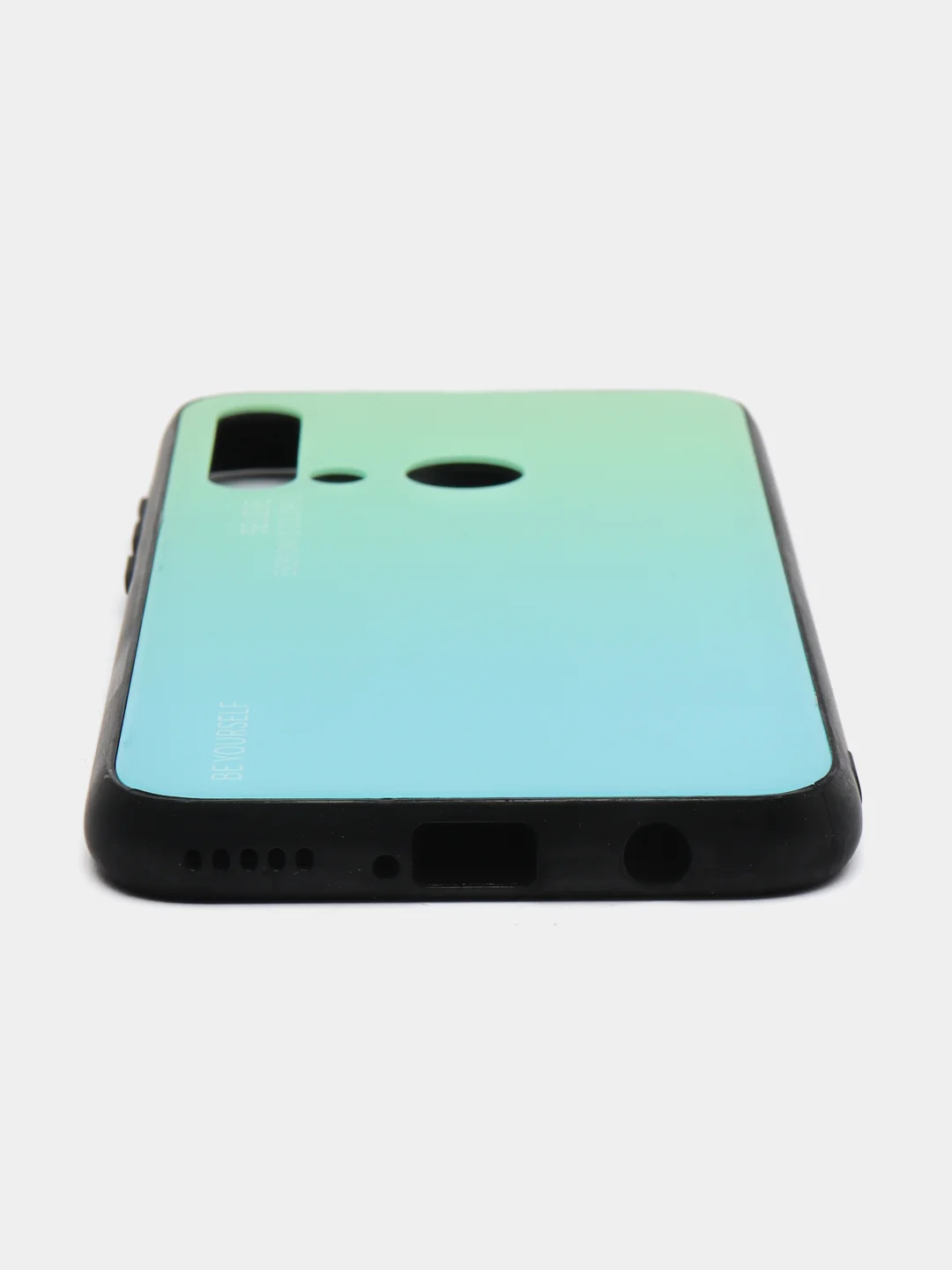 Бирюзовый чехол градиент на Huawei P20 lite 2019 / Nova 5i с закаленным стеклом, 7 цветов, mobios