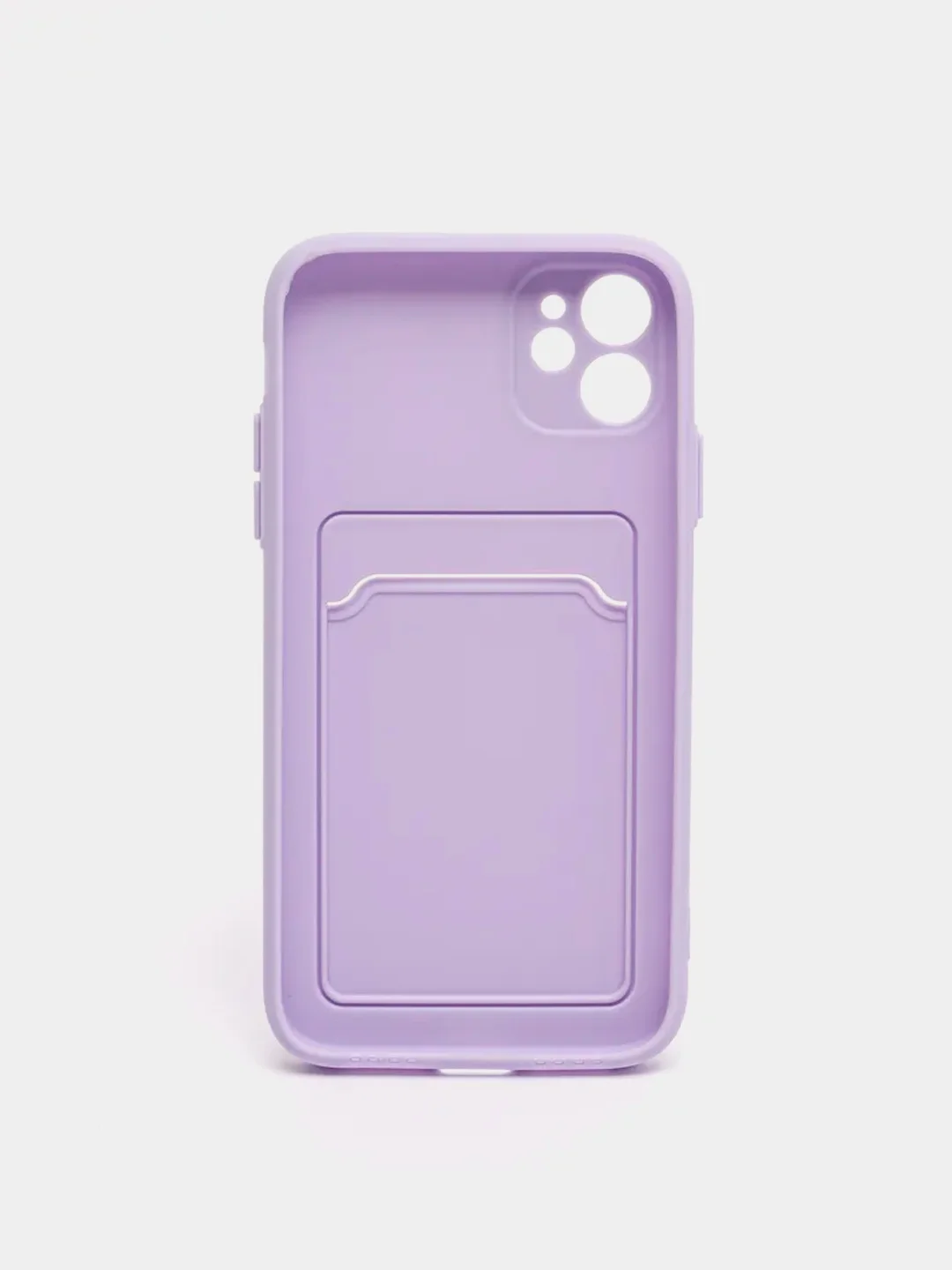 Лавандовый чехол для iPhone 11, 12, 13, Pro, Max, 7, 8, Plus, с карманом для карт, защита камеры