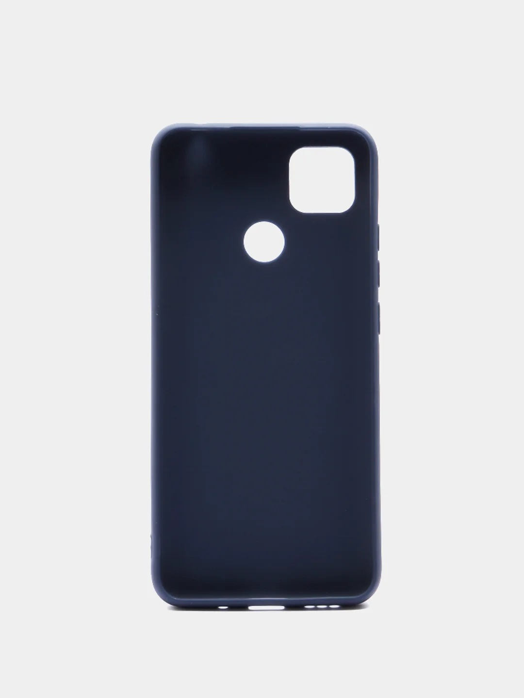 Темно-синий чехол для Xiaomi Redmi 9С силиконовый матовый однотонный
