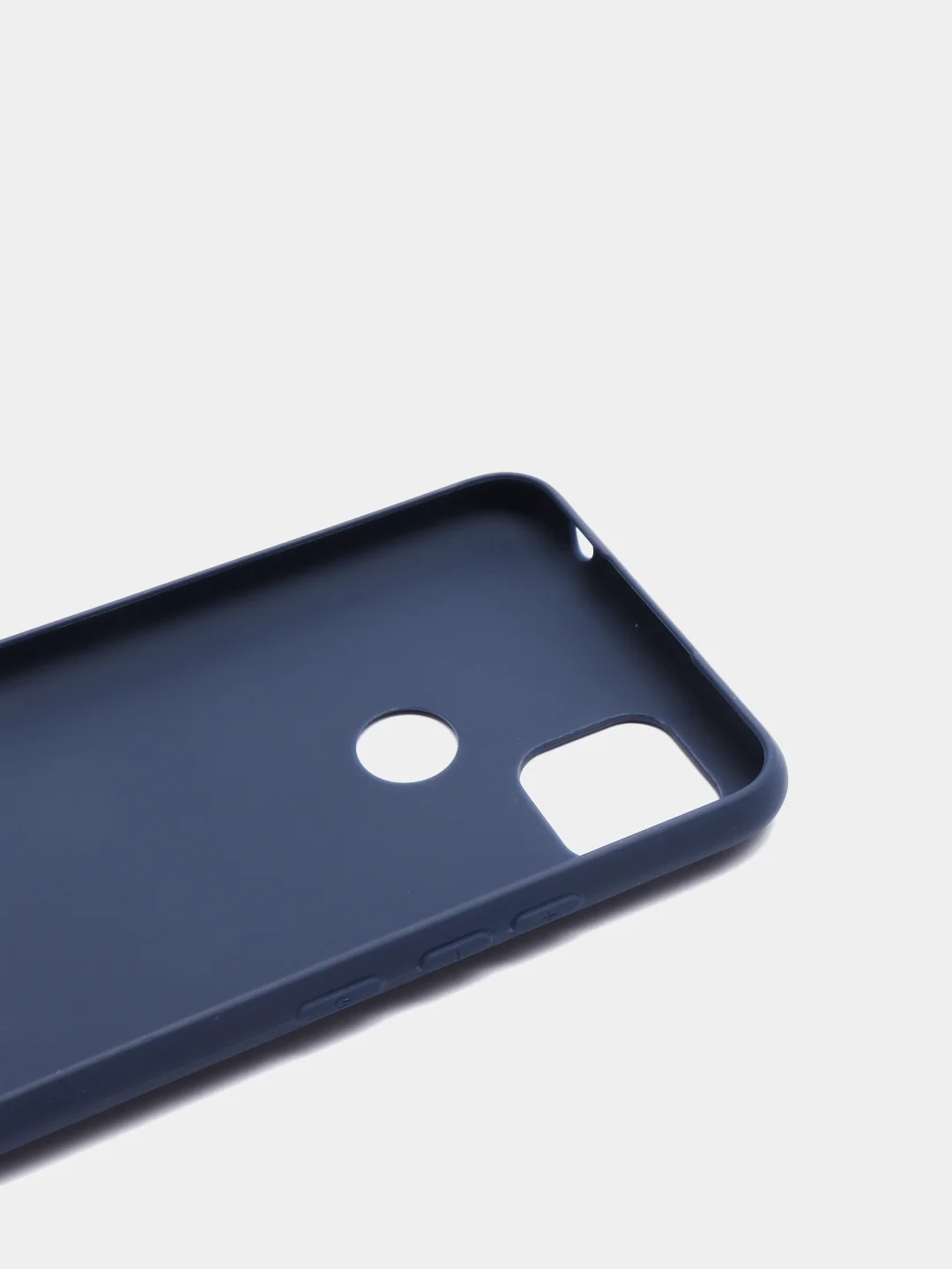 Темно-синий чехол для Xiaomi Redmi 9С силиконовый матовый однотонный