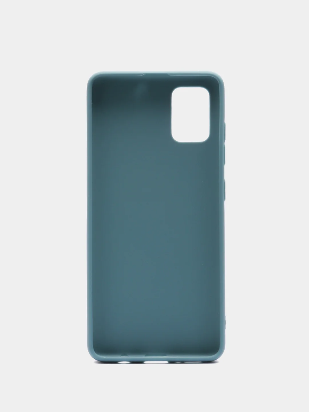 Синий меланж чехол Samsung Galaxy A51 силиконовый матовый