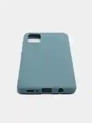 Синий меланж чехол Samsung Galaxy A51 силиконовый матовый
